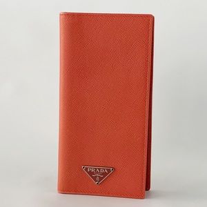 Authentic Prada Checkbook Wallet Cover